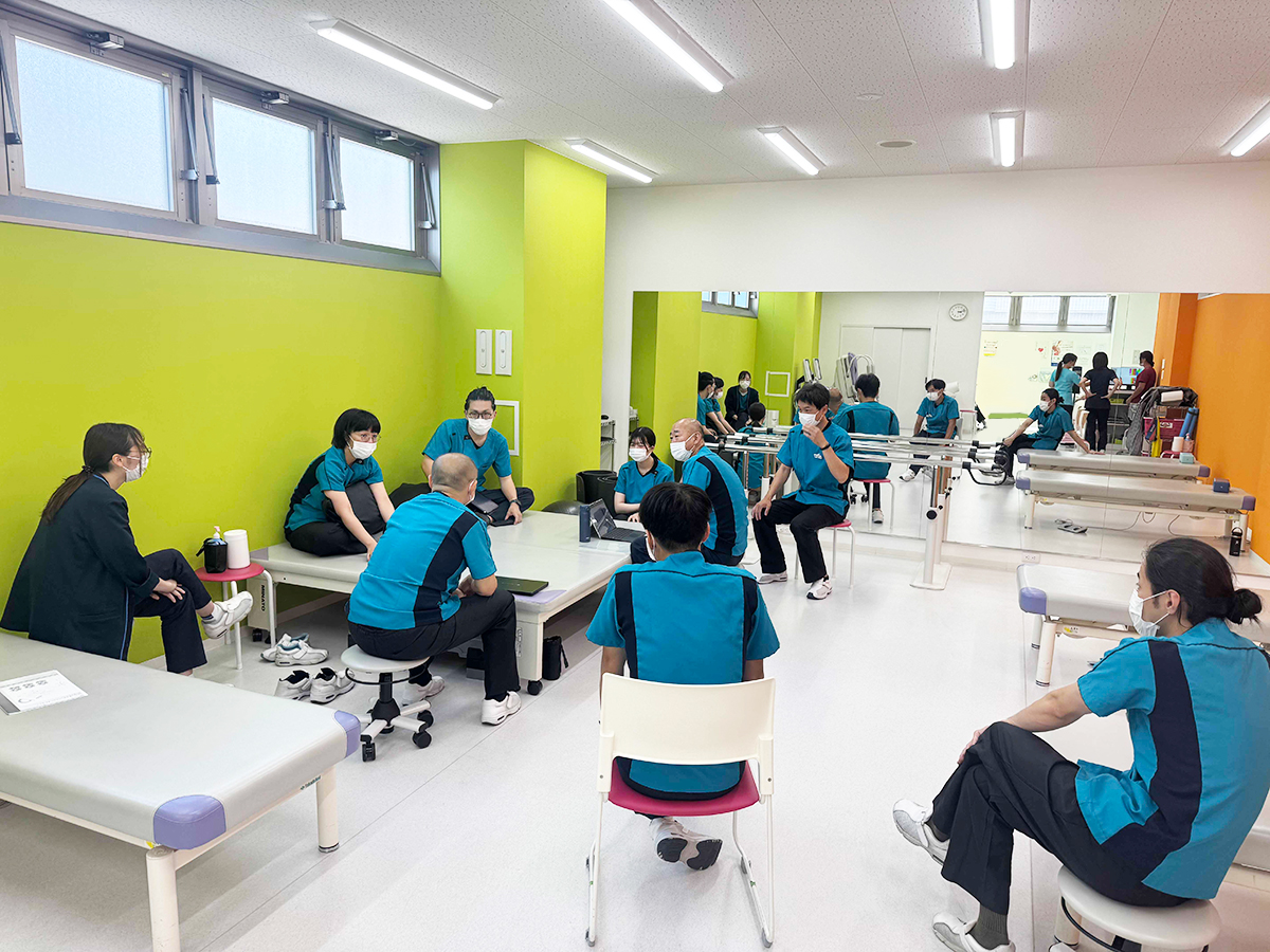 和やかな雰囲気の職場